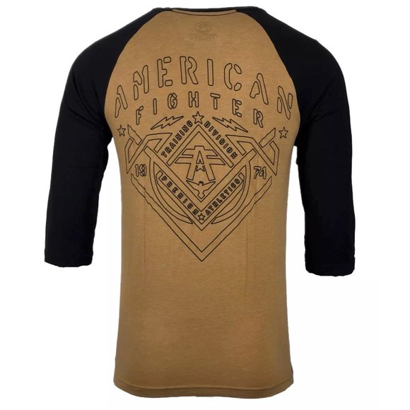 AMERICAN FIGHTER Men's T-Shirt FAULKNER RAGLAN Ath - Picture 2 of 7